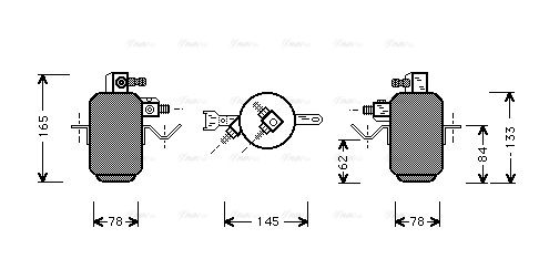 Trockner, Klimaanlage AVA QUALITY COOLING msd003