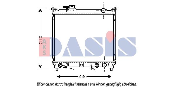 Kühler, Motorkühlung AKS DASIS 320021N
