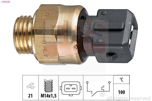 Temperaturschalter, Kühlmittelwarnlampe EPS 1.840.081