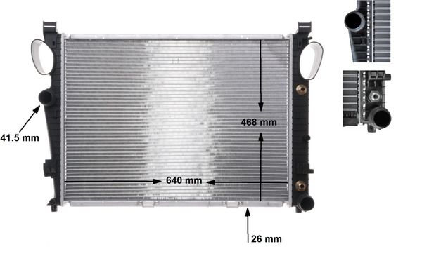 Kühler, Motorkühlung MAHLE CR304000S