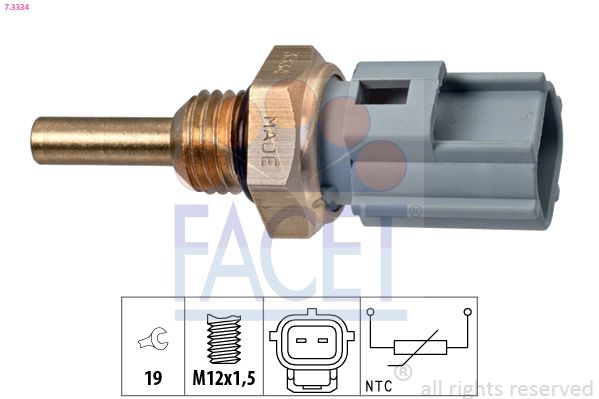 Sensor, Kühlmitteltemperatur FACET 7.3334