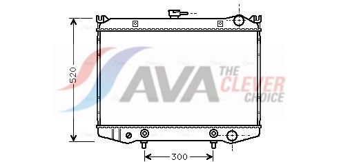 Kühler, Motorkühlung AVA QUALITY COOLING DN2076