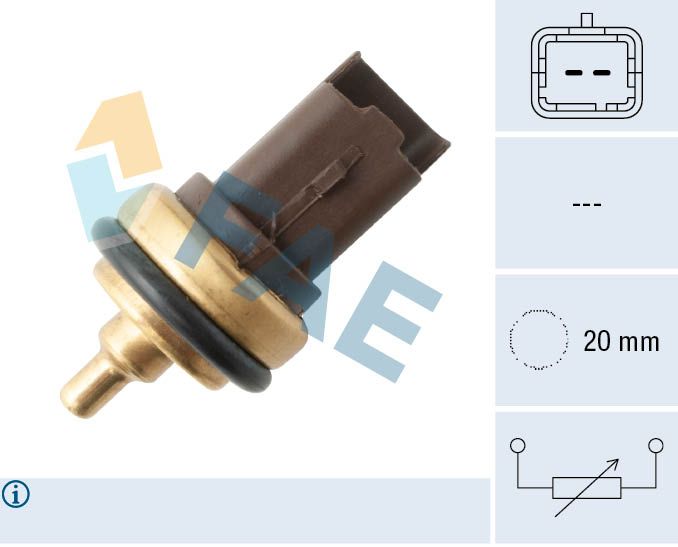 Sensor, Kühlmitteltemperatur FAE 33708