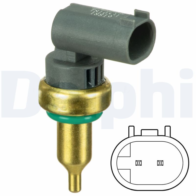 Sensor, Kühlmitteltemperatur DELPHI TS10531