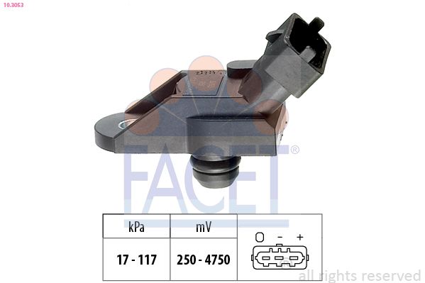 Luftdrucksensor Höhenanpassung FACET 10.3053