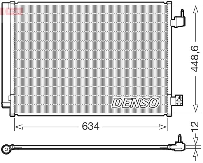 Kondensator, Klimaanlage DENSO DCN17031