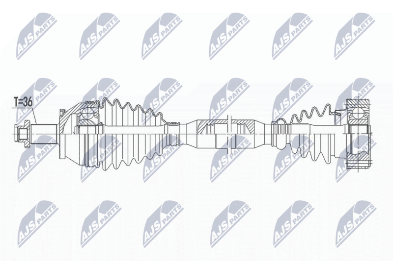 Antriebswelle NTY NPW-VW-165