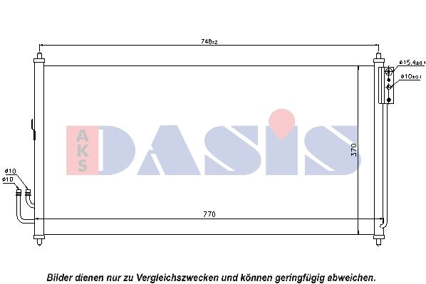 Kondensator, Klimaanlage AKS DASIS 072028N