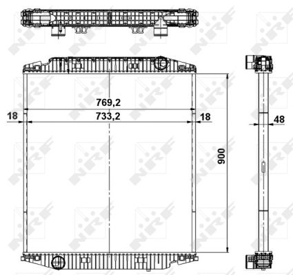 Kühler, Motorkühlung NRF 549568