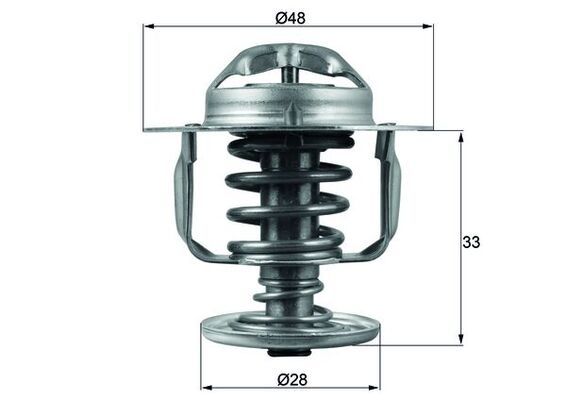Thermostat, Kühlmittel MAHLE TX11082D