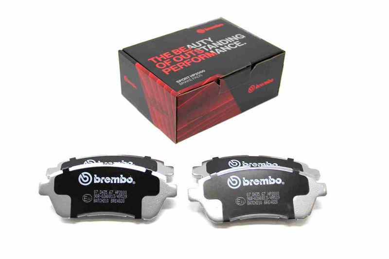 Hochleistungs-Bremsbelagsatz BREMBO 07.D435.67