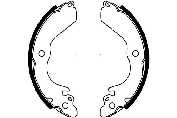 Bremsbackensatz KAVO PARTS KBS-6420