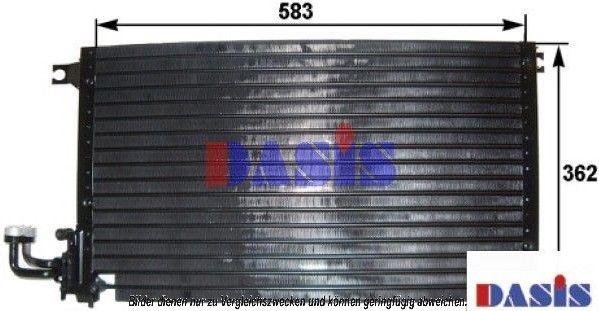 Kondensator, Klimaanlage AKS DASIS 142030N