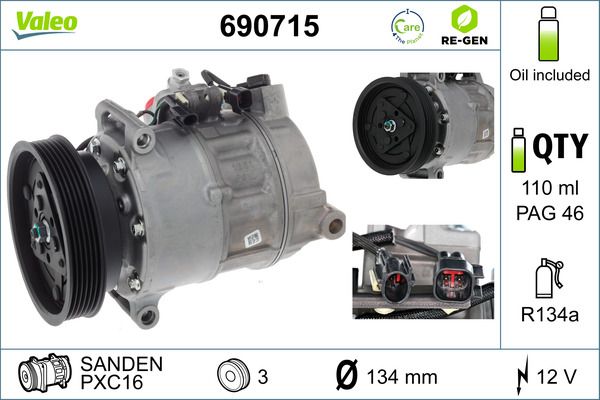 Klimakompressor VALEO 690715