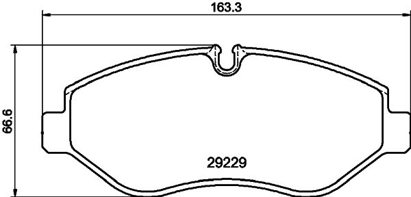 Bremsbelagsatz Bremsbeläge HELLA 8DB 355 005-511