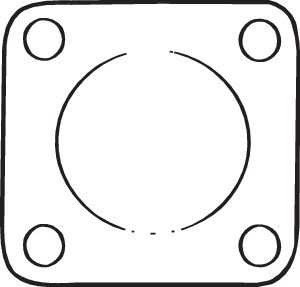 Packning, avgasrör BOSAL 256574