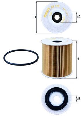 Ölfilter KNECHT OX 175D