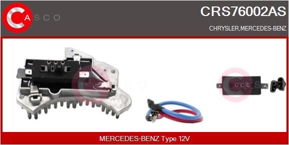 Widerstand Innenraumgebläse Casco CRS76002AS