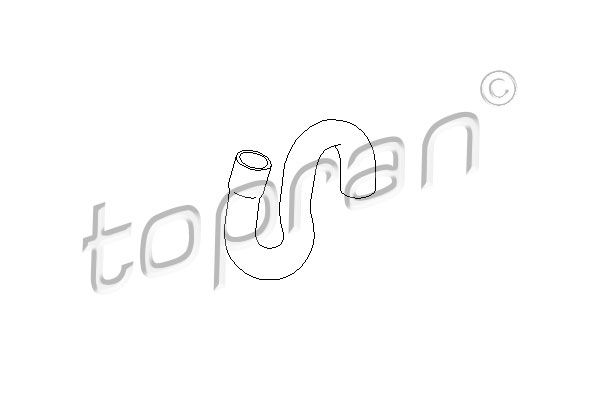 Kühlerschlauch TOPRAN 206 703