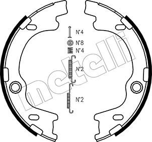 Bremsbackensatz, Feststellbremse METELLI 53-0185K