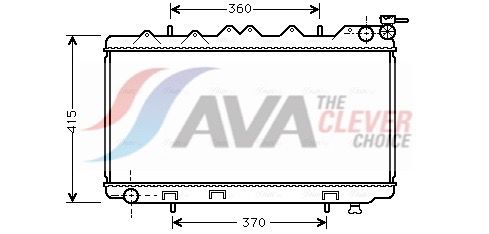 Kühler, Motorkühlung AVA QUALITY COOLING DN2135