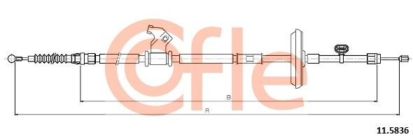 Seilzug, Feststellbremse COFLE 11.5836