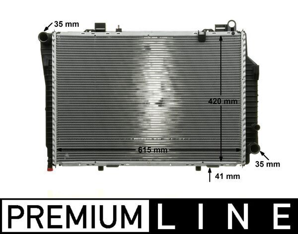 Kühler, Motorkühlung MAHLE CR249000P