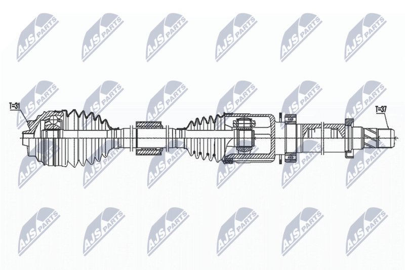 Antriebswelle NTY NPW-BM-171