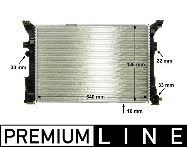 Kühler, Motorkühlung MAHLE CR2169000P