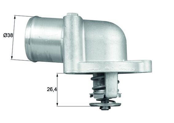 Thermostat, Kühlmittel MAHLE TI7887D