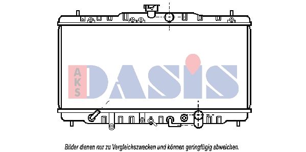 Kühler, Motorkühlung AKS DASIS 100450N