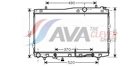 Kühler, Motorkühlung AVA QUALITY COOLING KA2090