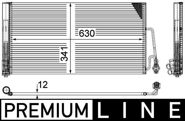 Kondensator, Klimaanlage MAHLE AC590000P