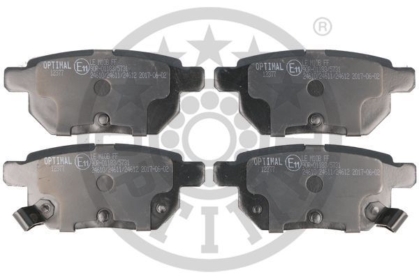 Bremsbelagsatz, Scheibenbremse OPTIMAL BP-12377