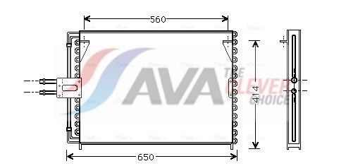 Kondensator, Klimaanlage AVA QUALITY COOLING RT5189