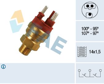 Temperaturschalter, Kühlerlüfter FAE 38120