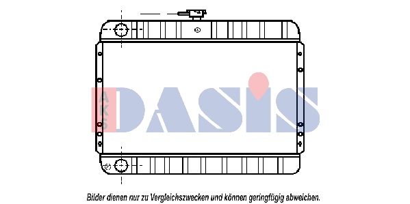 Kühler, Motorkühlung AKS DASIS 071040N