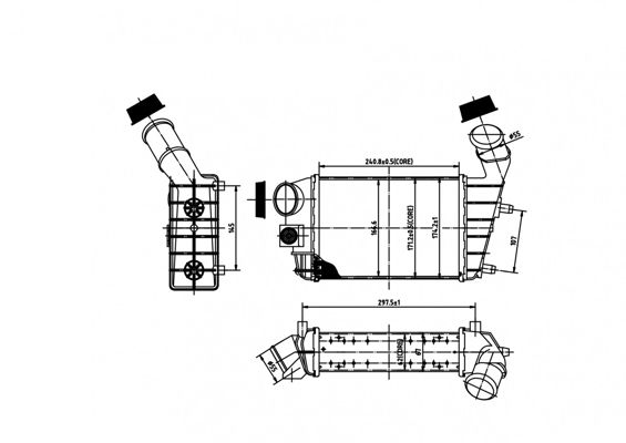 Ladeluftkühler HART 612 714