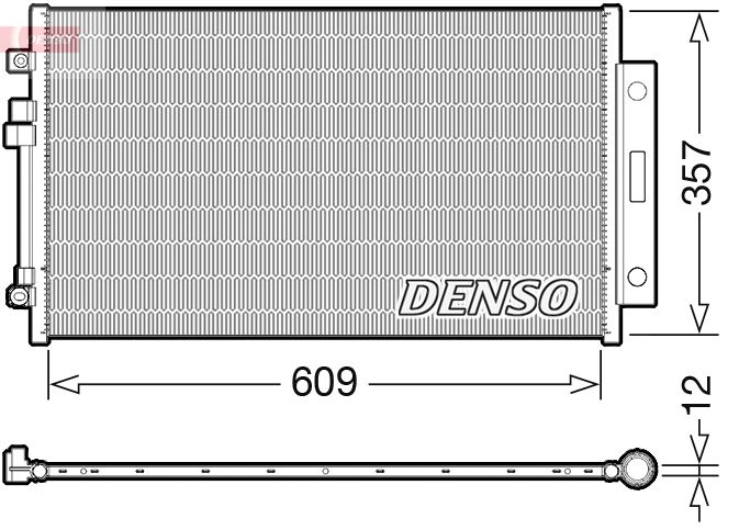 Kondensator, Klimaanlage DENSO DCN09004