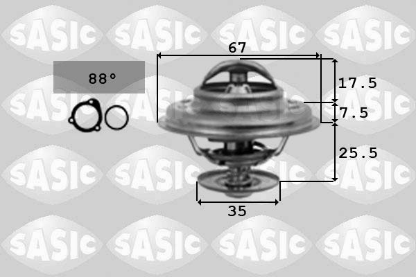 Thermostat, Kühlmittel SASIC 9000335