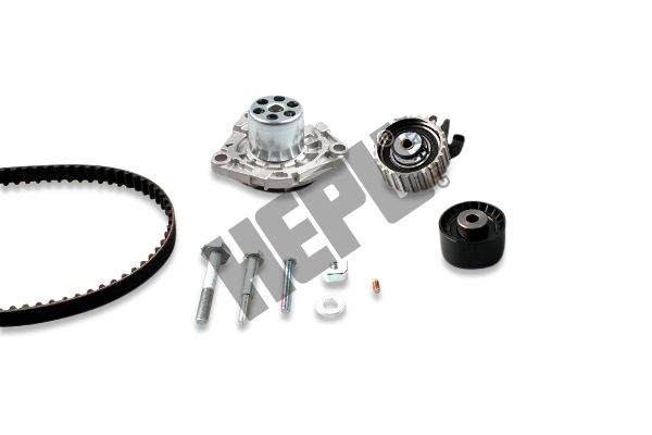 Wasserpumpe + Zahnriemensatz HEPU pk10893