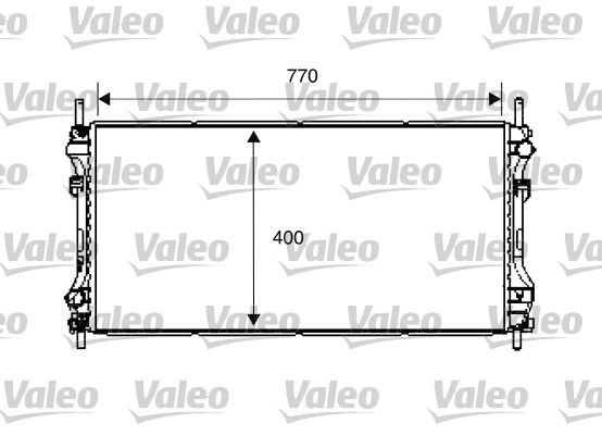 Kühler, Motorkühlung VALEO 734292