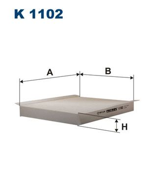 Filter, kupéventilation FILTRON K 1102