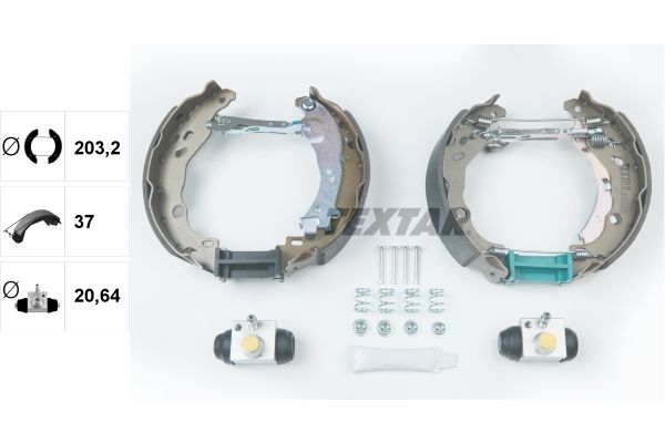 Bremsbackensatz TEXTAR 84061600