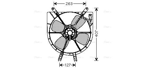 Lüfter, Motorkühlung AVA QUALITY COOLING hd7505