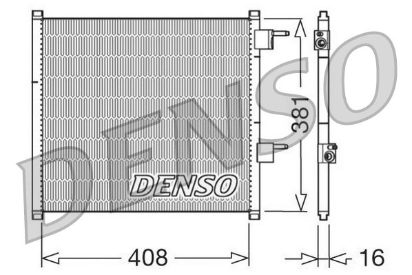 Kondensator, Klimaanlage DENSO DCN10019