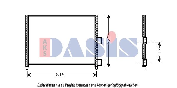 Kondensator, Klimaanlage AKS DASIS 082042N
