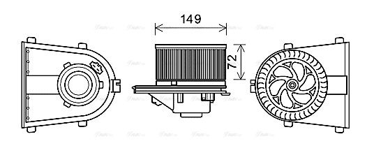 Innenraumgebläse AVA QUALITY COOLING ai8378