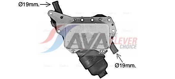 Ölkühler, Motoröl AVA QUALITY COOLING RT3638H