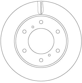 Bremsscheibe TRW DF6735